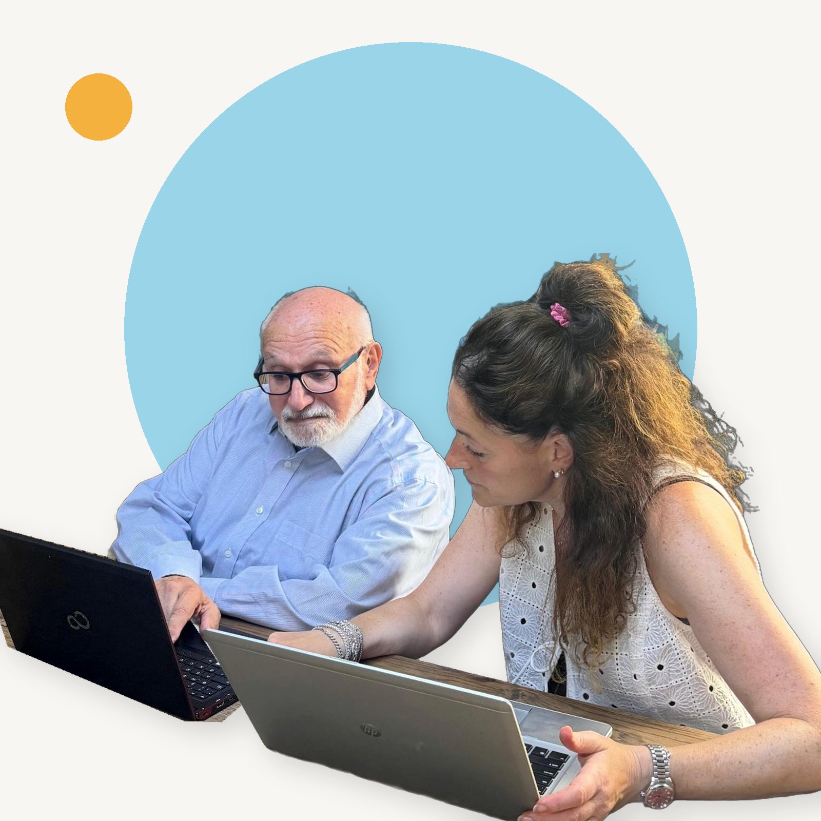 Harvey Gordon and Donna from Plum Networks